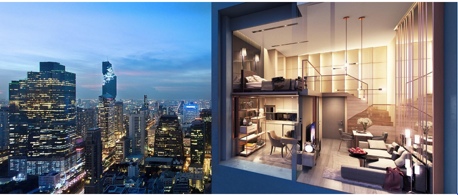 Knightsbridge Prime Sathorn ห้อง Duplex เท่ห์ๆ ใจกลางเมือง เริ่มต้นเพียง 3.2 ล้าน