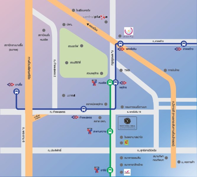 Notting Hill Jatujak-Interchange ( น็อตติ่ง ฮิลล์ จตุจักร อินเตอร์เชนจ์)