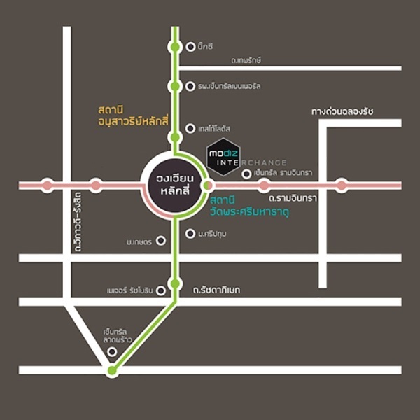 Modiz Interchange เชื่อมต่อทุกการเดินทาง ใกล้แค่หน้าบ้าน