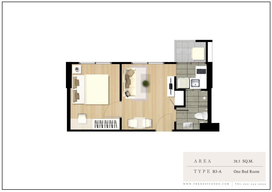 The Nest สุขุมวิท 22 ราคาสบายๆ ใจกลางมหานคร