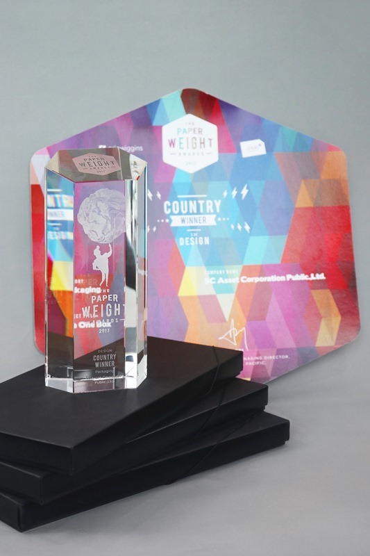 SC ASSET คว้ารางวัลชนะเลิศหมวด Packaging ในงาน The Paperweight Awards 2017