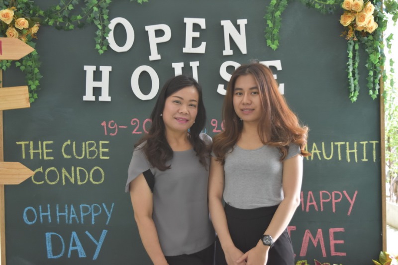 ผู้–บริหาร The Cube Pracha Uthit ต้อนรับลูกค้ามางาน Open House