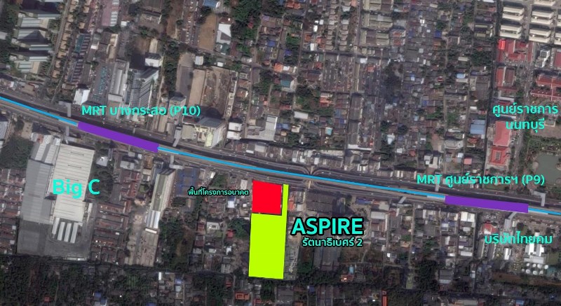 Aspire รัตนาธิเบศร์ 2 โอกาสดีของผู้หาซื้อคอนโดใกล้รถไฟฟ้า ในราคาแค่ล้านกว่าบาท