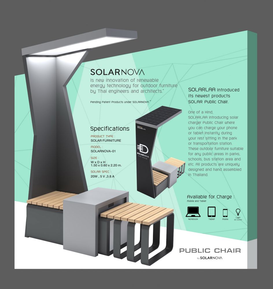 นอร์ติสฯ เปิดตัว โซลาร์โนวา เฟอร์นิเจอร์โซลาร์เซลล์ครั้งแรกในเมืองไทย