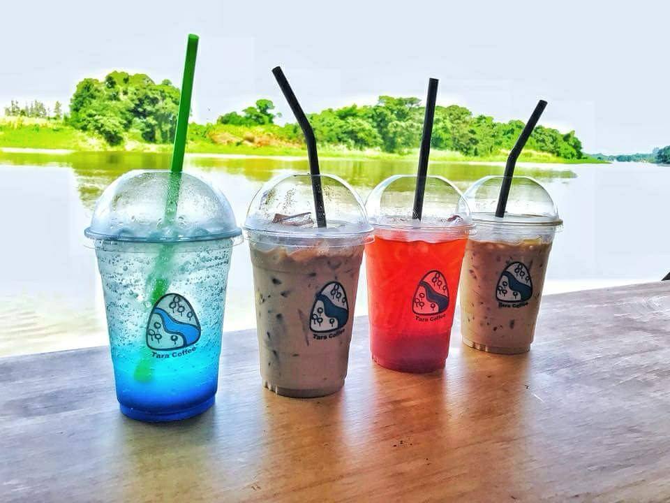 Tara Coffee (ธารา คอฟฟี่) สถานที่พักผ่อนสุดชิลริมแม่น้ำแม่กลอง จ.ราชบุรี
