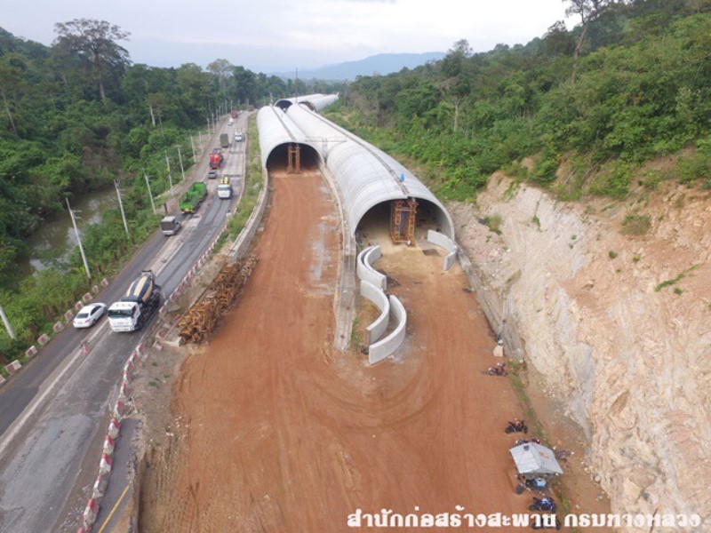 คืบหน้า! สร้างอุโมงค์-ทางข้ามให้สัตว์ป่าทับลาน ระหว่างทางหลวง 304 กบินทร์บุรี-ปักธงชัย