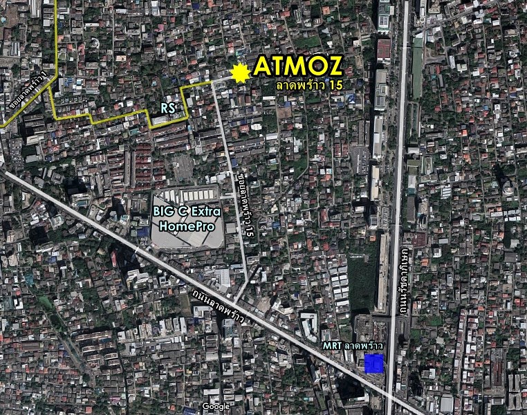 ATMOZ ลาดพร้าว 15 - สะดวกทุกทาง ส่วนกลางคูณสอง