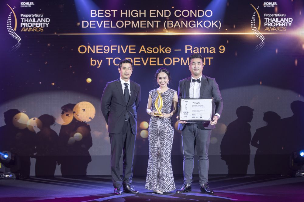 TC Development ส่ง One9Five อโศก-พระราม 9 คว้า 4 รางวัลจากงาน Property Guru Thailand Property Awards 2018