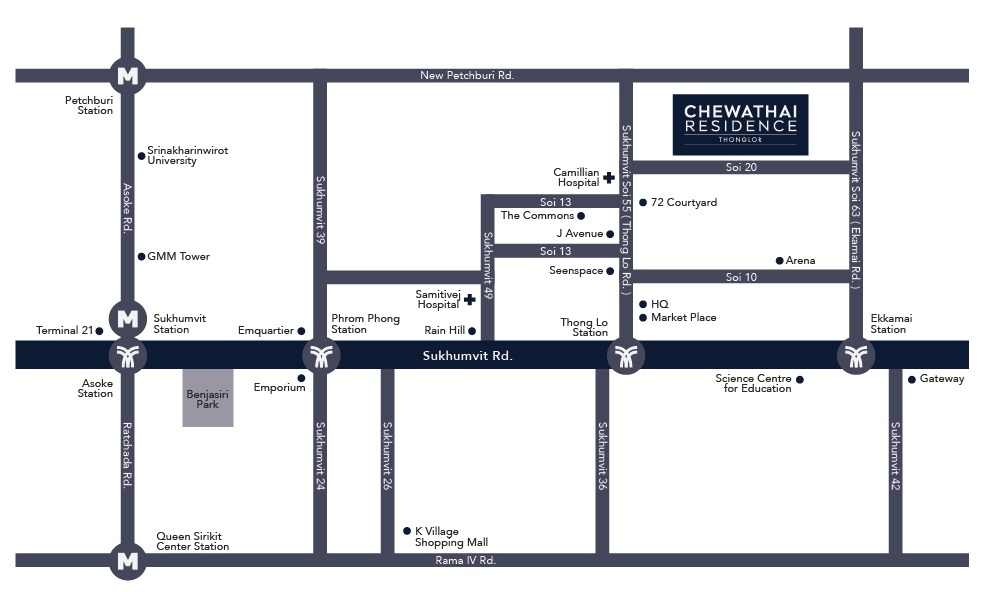 Chewathai Residence Thonglor ชีวาทัย เรสซิเดนซ์ ทองหล่อ ชีวิตส่วนตัวใจกลางทองหล่อ ในราคาที่คุณต้องมาดู