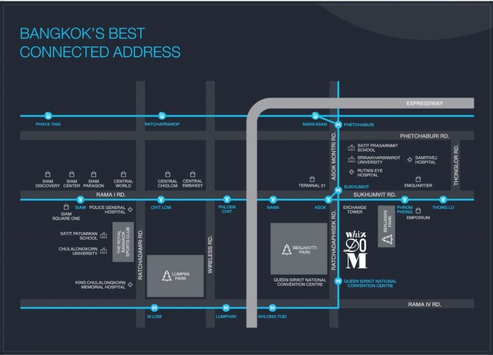 Whizdom Asoke - Sukhumvit OWN The Rare