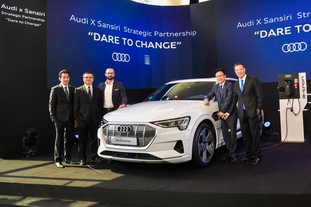 อาวดี้ ประเทศไทย ตอกย้ำความเป็นผู้นำเทคโนโลยีเปิดตัว Audi e-tron