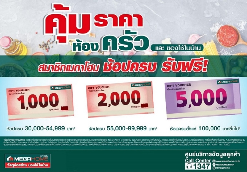 บัตร “เมกาโฮม เฟิร์สช้อยส์” จัดเต็มเพื่อลูกค้า  มอบสุดยอดสิทธิประโยชน์บริการทางการเงิน