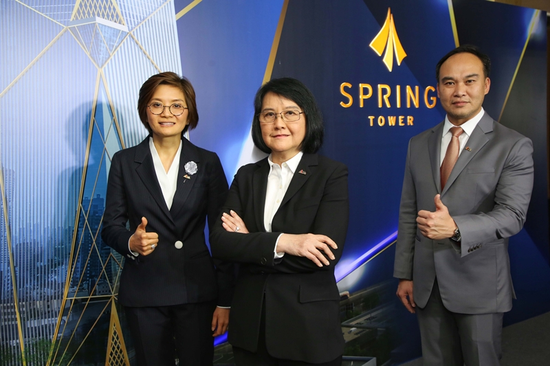 กลุ่มธุรกิจต่างชาติแห่เช่าพื้นที่ระยะยาว “Spring Tower” มั่นใจอาคารได้มาตรฐานสากลเสริมจุดแข็ง