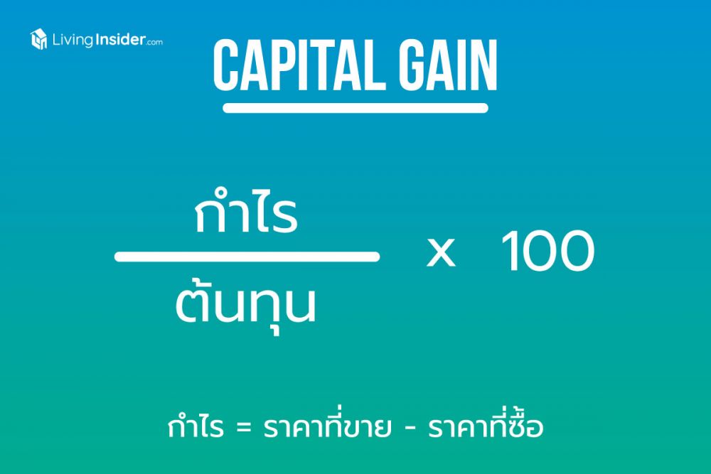 Capital Gain เกี่ยวอะไรกับคอนโด?