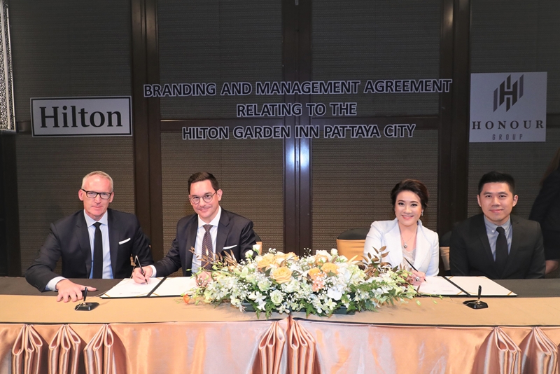 ออเนอร์ กรุ๊ป ลงนามร่วมกับ Hilton แบรนด์โรงแรมระดับโลก รับแผนลงทุนโครงการ Mixed-Use ใหม่ใจกลางพัทยา