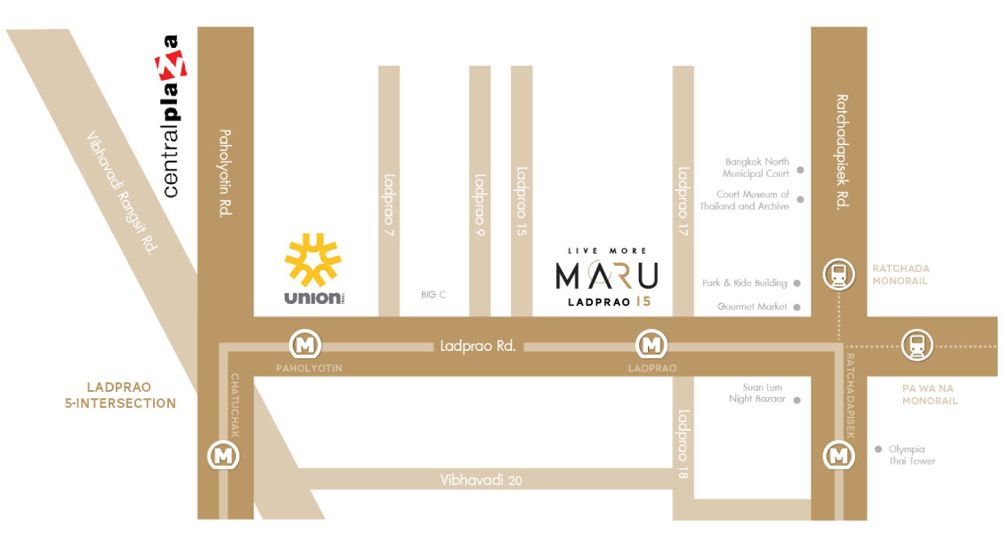 Maru ลาดพร้าว15 - Pet Friendly Condo คอนโดเลี้ยงสัตว์ได้ ใจกลางเมือง เจ้านายก็แฮปปี้  ทาสอย่างเราก็สลีปปี้สิ