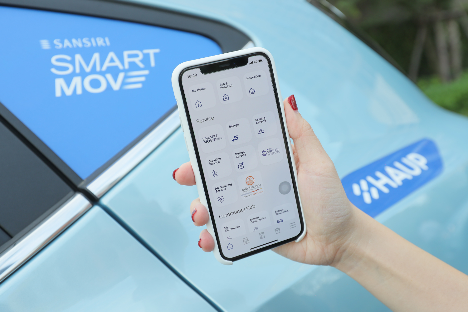 แสนสิริ ผนึก MG Thailand และ HAUPCAR เสริมแกร่ง Smart Move
