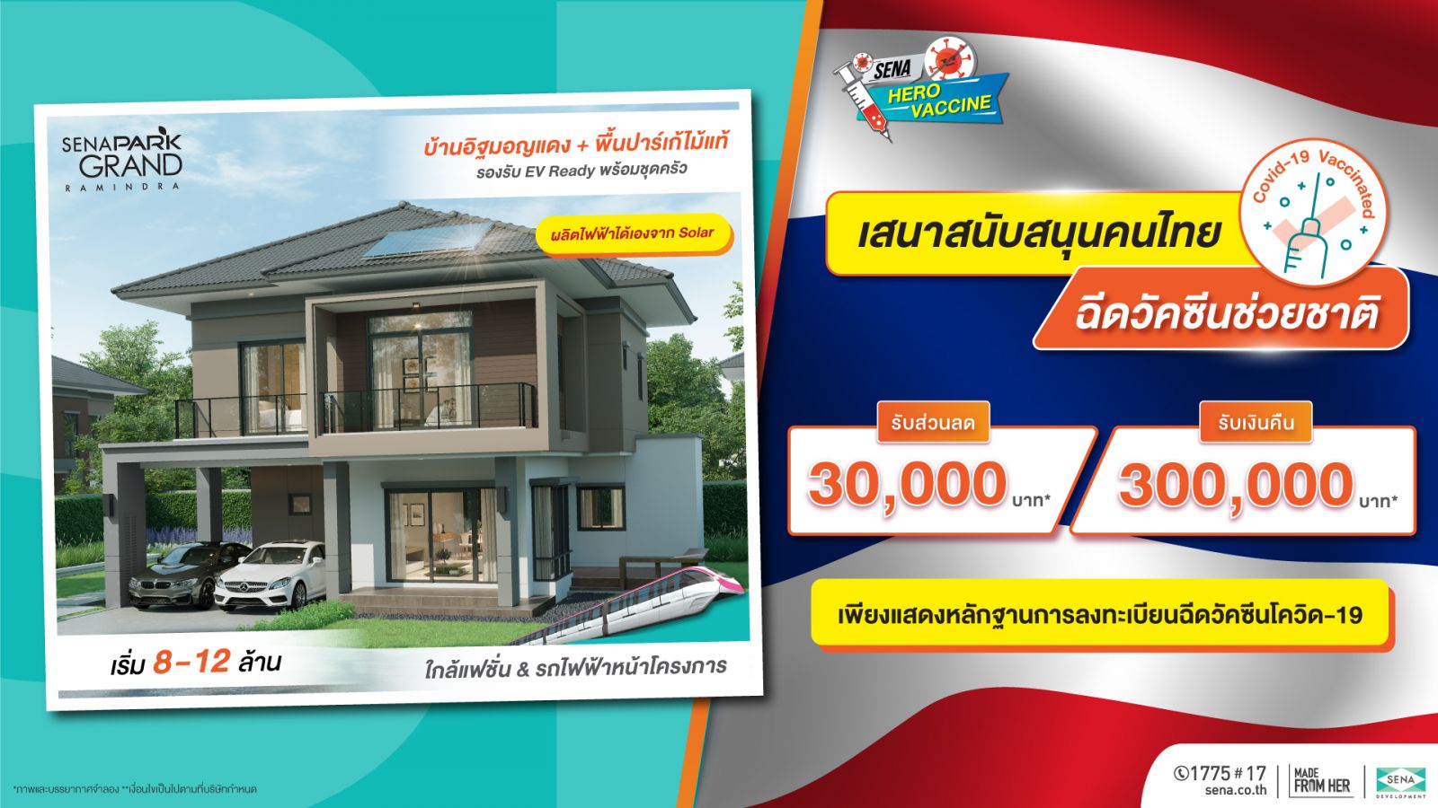 SENA ตั้งการ์ดสูงสู้วิกฤตโควิด ชูเซอร์วิสเซฟลูกค้า