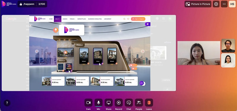 เหมือนคุณมาเดินดูด้วยตาตัวเอง “Virtual Property Expo 2021” งานมหกรรมซื้อขายอสังหาริมทรัพย์ออนไลน์ จัดใหญ่ที่สุดแห่งปี